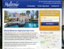 Tablet Screenshot of mullenixappraisalservice.com